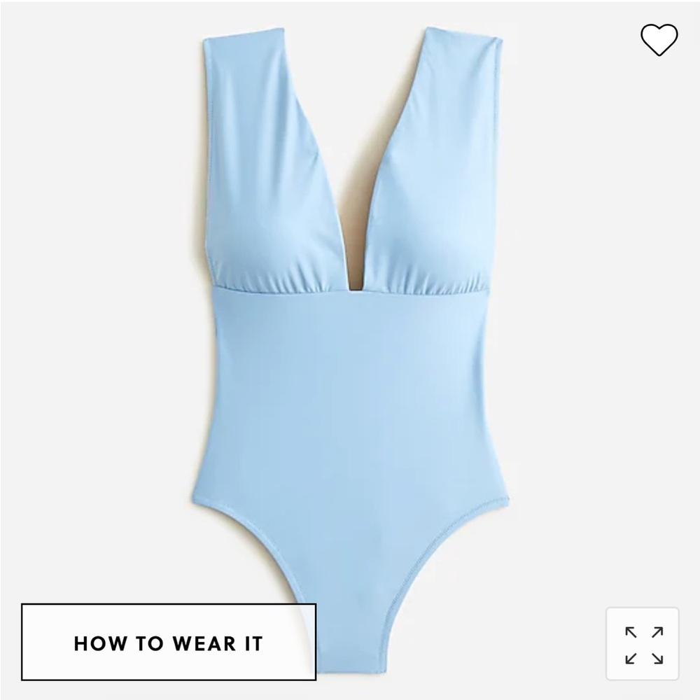 NWT J. Crew V-Neck One-Piece